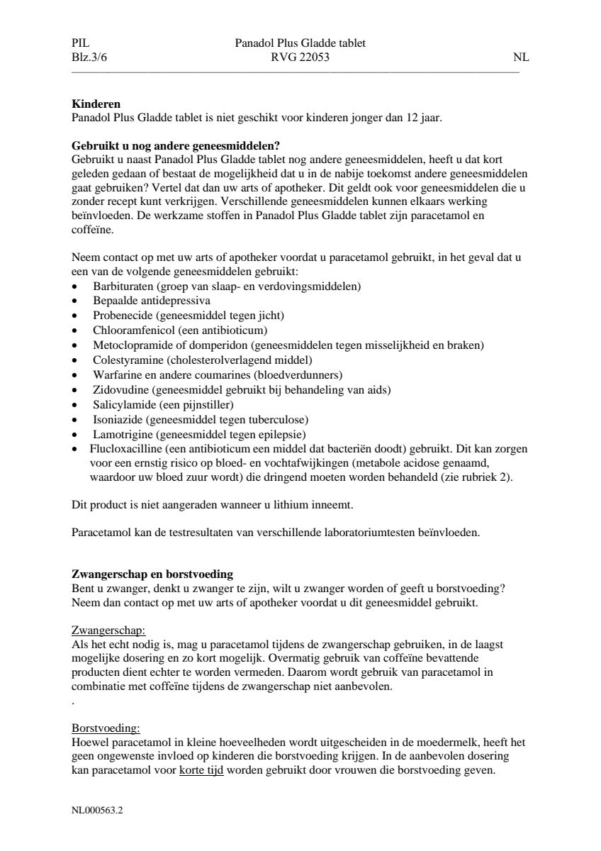 Plus Tabletten Glad afbeelding van document #3, leaflet