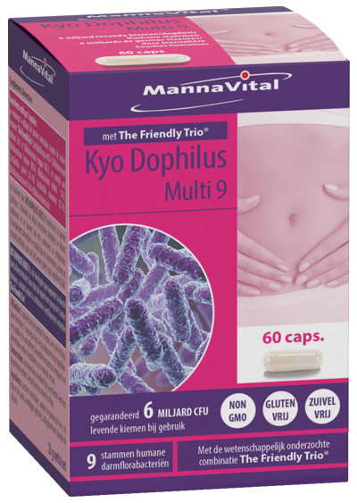 MannaVital Kyo Dophilus Multi 9 Capsules afbeelding