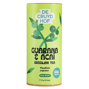 De Cruydhof Cruydhof Thee Guarana & Acai/ Paullinia Cupana 20ST