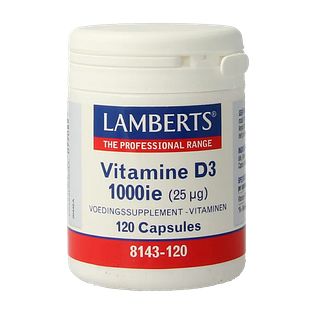 Lamberts Vitamine D3 1000ie Capsules 120CP