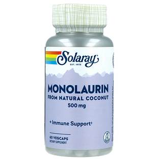 Solaray Monolaurine 500mg Capsules 60CP