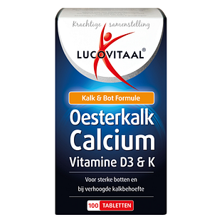 Lucovitaal Oesterkalk Calcium Tabletten 100TB