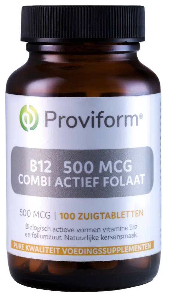 Proviform B12 500mcg Combi Actief Folaat Zuigtabletten afbeelding