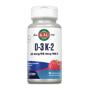Kal D-3 K-2 25mcg/45mcg Smelttabletten 60TB