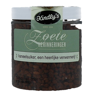 Van Vliet The Candy Company Kindly's Kaneelsuiker 175GR Van Vliet The Candy Company Kindly's Kaneelsuiker 175GR