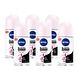Nivea Black & White Invisible Original Roll-on Voordeelverpakking 6x50ML