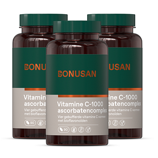Bonusan Vitamine C-1000 Ascorbatencomplex Tabletten 3x90TB Bonusan Vitamine C-1000 Ascorbatencomplex Tabletten 3x90TB