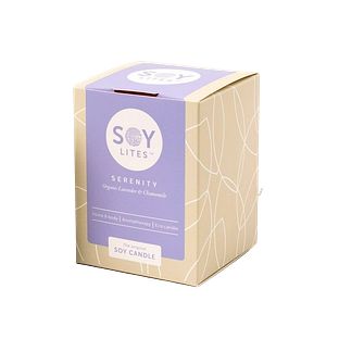 Soylites Soycandle Serenity - Organic Lavender & Chamomile 70ML