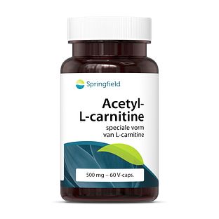 Springfield Acetyl L Carnitine 500mg 60CP Springfield Acetyl L Carnitine 500mg 60CP