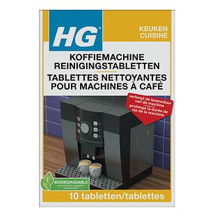 HG Keuken Koffiemachine Reinigings Tabletten 10TB HG Keuken Koffiemachine Reinigings Tabletten 10TB