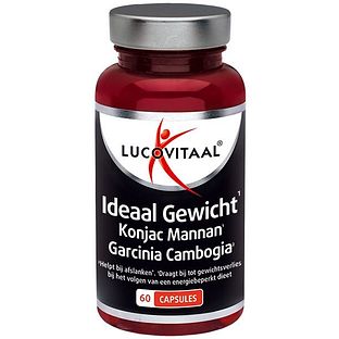 Lucovitaal Ideaal Gewicht Konjac Mannan Garcinia Cambogia 60CP
