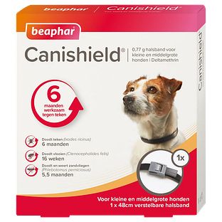 Beaphar Canishield Halsband Kleine en Middelgrote Honden 1ST
