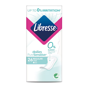 Libresse Dailies Pure Sensitive Inlegkruisjes 26ST