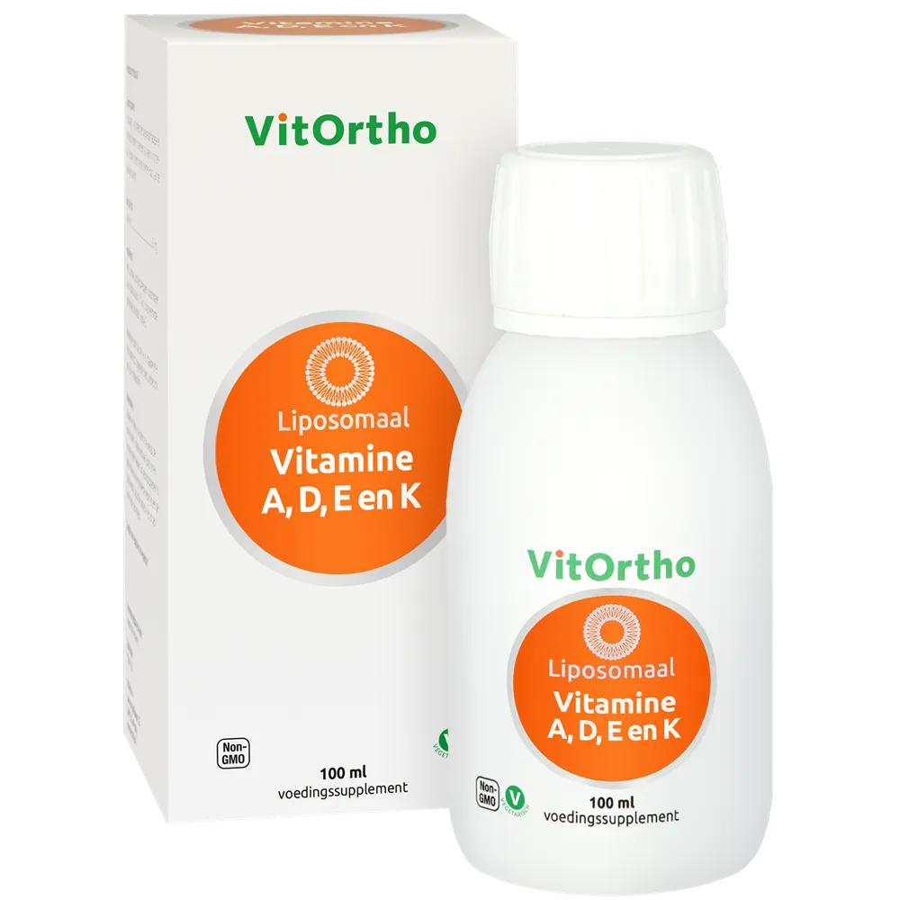 VitOrtho Liposomaal Vitamine A,D, E en K Drank 100ML