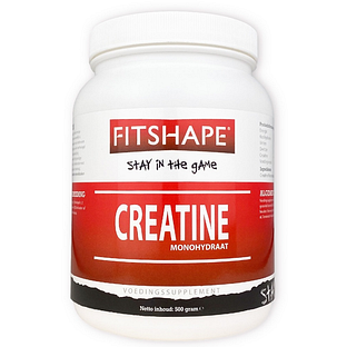 Fitshape Creatine Monohydraat 500GR Fitshape Creatine Monohydraat 500GR