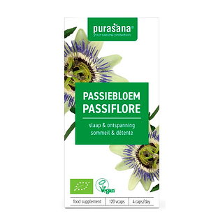 Purasana Biologische Passiebloem Capsules 120VCP