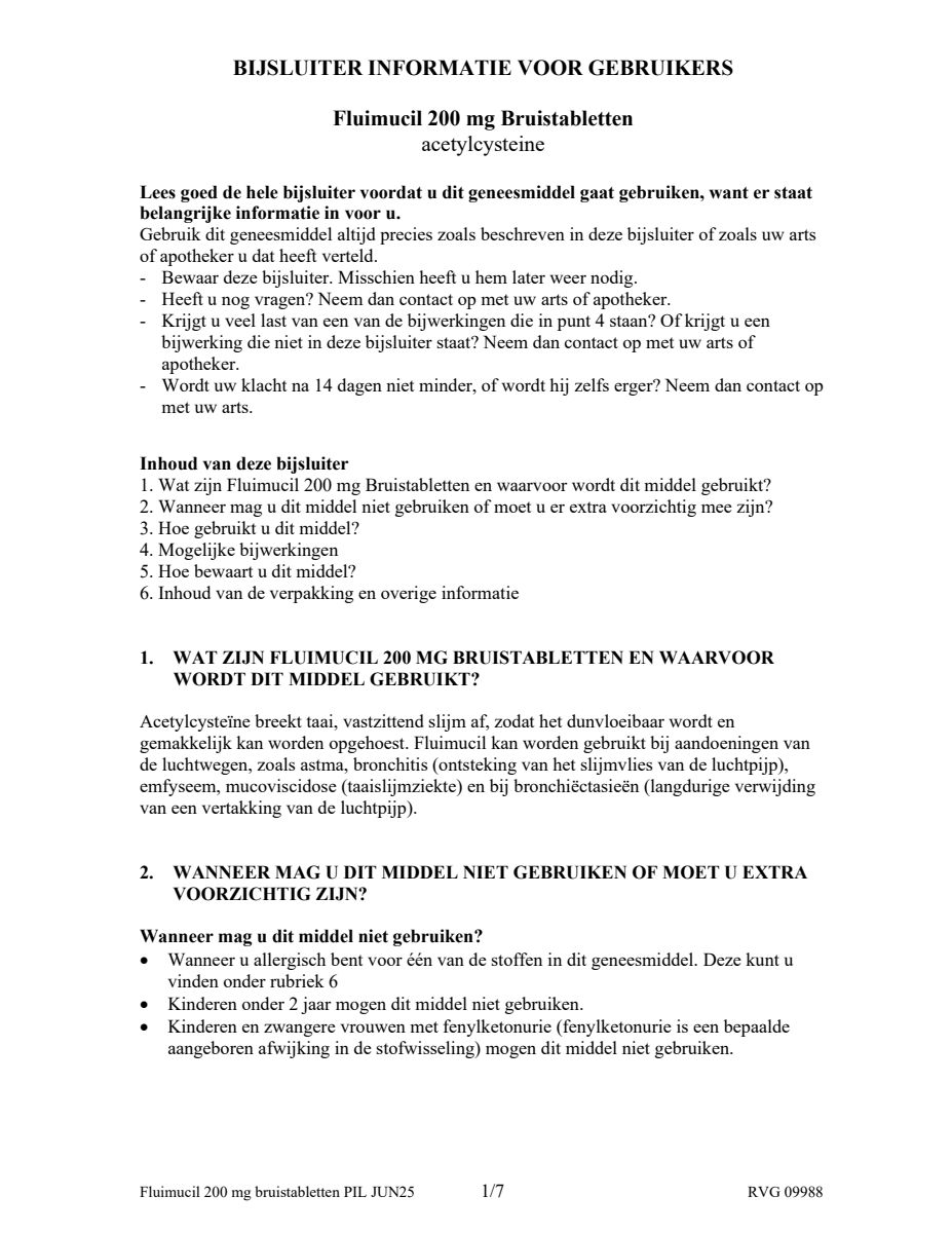 200mg Bruistabletten afbeelding van document #1, leaflet