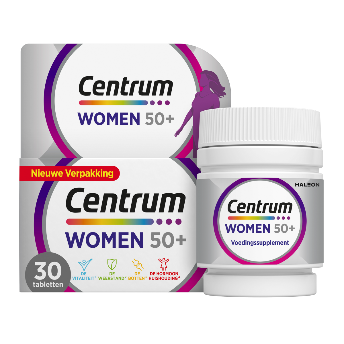 Centrum Women 50+ Multivitaminen Tabletten afbeelding