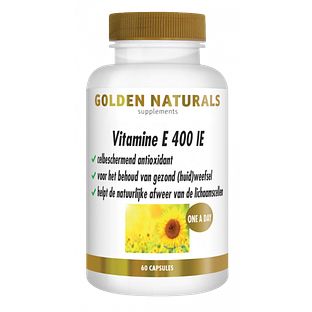 Golden Naturals Vit E 400ie Capsules 60SG Golden Naturals Vit E 400ie Capsules 60SG