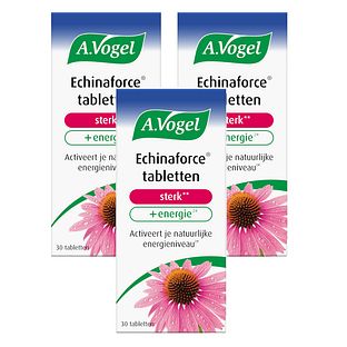 A.Vogel Echinaforce Sterk** + Energie* Tabletten Multiverpakking 3x30ST
