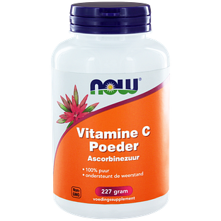 NOW Vitamine C Poeder 100% Ascorbinezuur 227GR