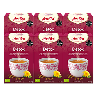 Yogi Tea Detox Voordeelverpakking 6x17ST