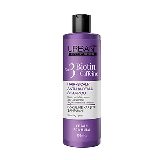 Urban Care No.3 Biotin Caffeine Hair+Scalp Anti-Hairfall Shampoo 350ML Urban Care No.3 Biotin Caffeine Hair+Scalp Anti-Hairfall Shampoo 350ML