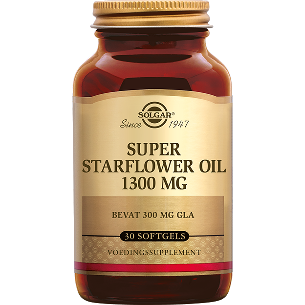 Solgar Super Starflower (Borage) Oil 1300 mg (300 mg GLA) Softgels afbeelding