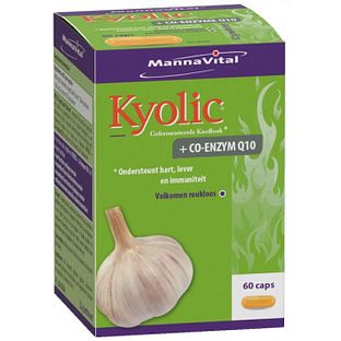 MannaVital Kyolic & Co Enzym Q10 Capsules 60CP MannaVital Kyolic & Co Enzym Q10 Capsules 60CP