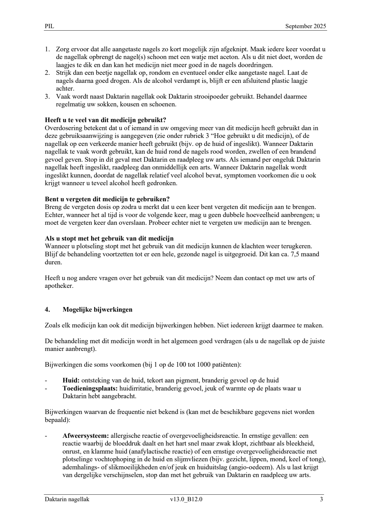 Nagellak 20mg Miconazol afbeelding van document #3, leaflet