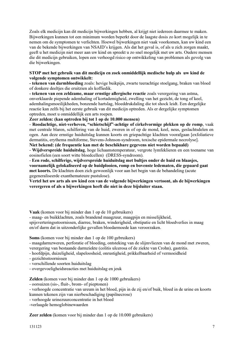 voor Kinderen Aardbei Suspensie afbeelding van document #7, leaflet