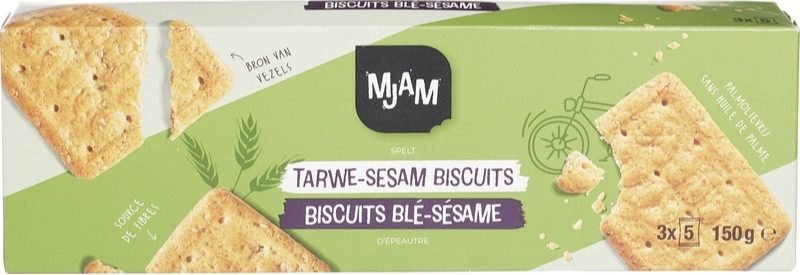 Mjam Biscuits Tarwe-Sesam afbeelding