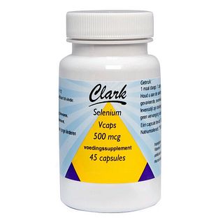 Clark Selenium 500mcg Capsules 45CP Clark Selenium 500mcg Capsules 45CP