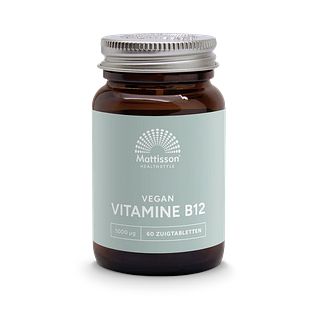 Mattisson HealthStyle Vegan Vitamine B12 5000mcg Zuigtabletten 60TB Mattisson HealthStyle Vegan Vitamine B12 5000mcg Zuigtabletten 60TB