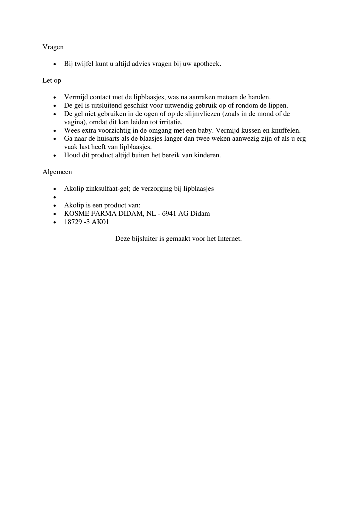 Lipblaasjes Gel afbeelding van document #2, instructions