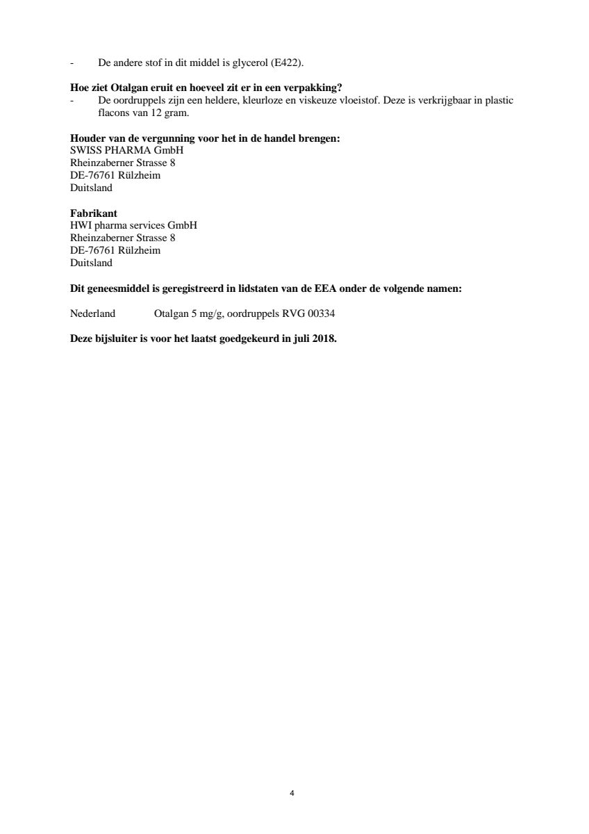 Oordruppels afbeelding van document #4, leaflet