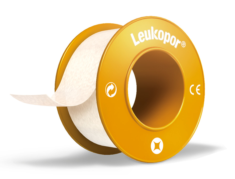 Leukopor 1.25cm x 5m afbeelding