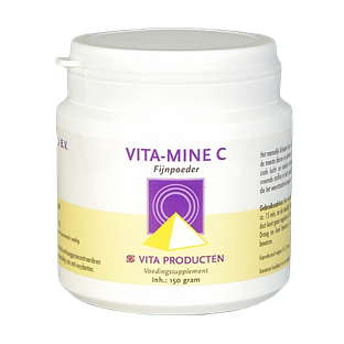 Vita Producten Vita Mine C Poeder 150GR Vita Producten Vita Mine C Poeder 150GR