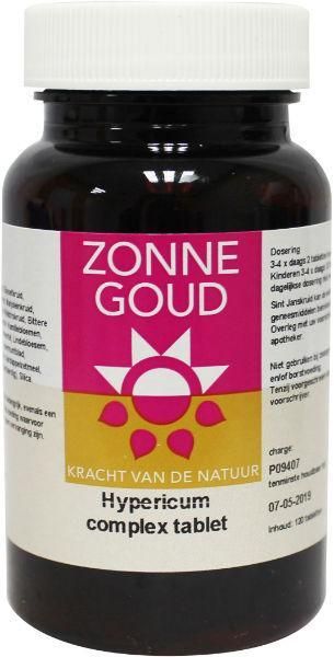 Zonnegoud Hypericum Complex Tabletten 120TB