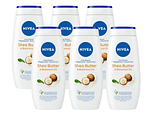 Nivea Shea Butter & Botanical Oil Soft Care Shower Voordeelverpakking 6x250ML