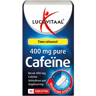 Lucovitaal Pure Cafeïne 400 mg Tabletten 30TB