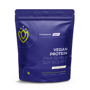 Vitakruid Vegan Protein Fava Bean & Soy Isolate Soft Vanilla 921GR