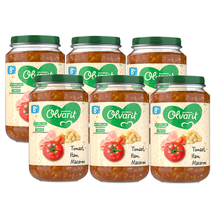 Olvarit 8m+ Tomaat Ham Macaroni 200GR