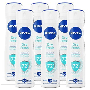 Nivea Dry Fresh Anti-Transpirant Spray Voordeelverpakking 6x150ML
