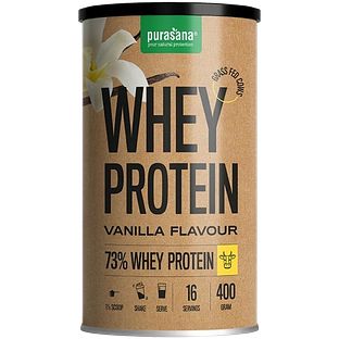 Purasana Wei Proteine 73% Vanille Poeder 400GR
