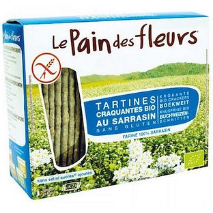 Le Pain des Fleurs Boekweit Crackers Zonder Zout 150GR