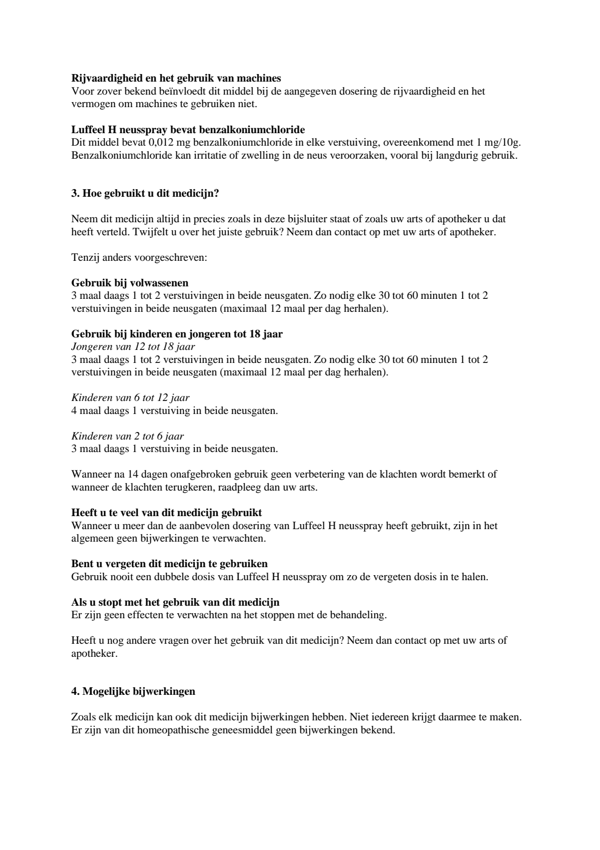 Luffeel H Neusspray afbeelding van document #2, leaflet