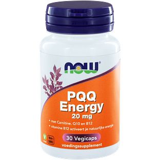NOW PQQ Energy 20mg Capsules 30CP