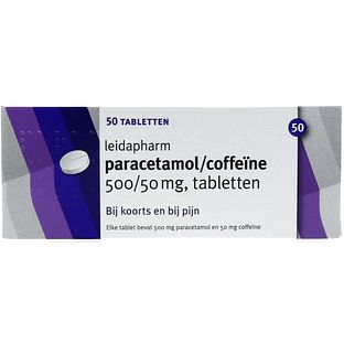 Leidapharm Paracetamol Coffeine Tabletten 50TB