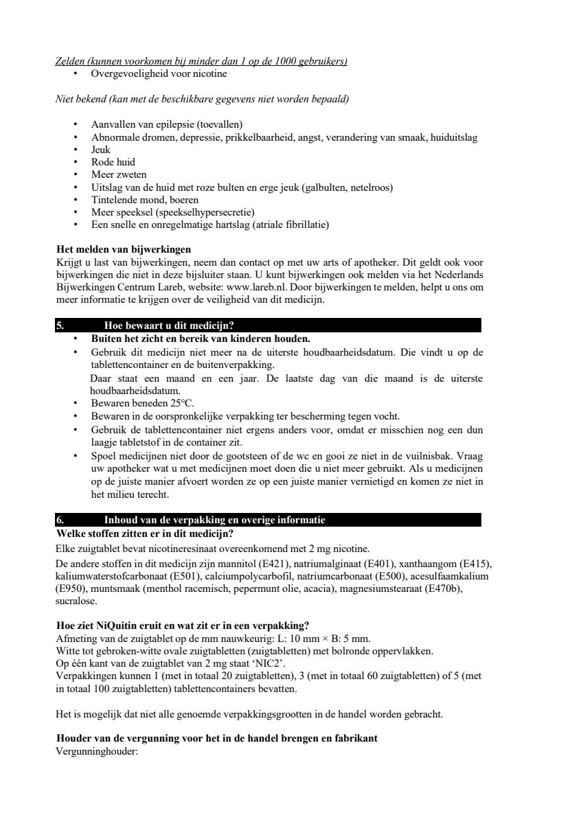 Minizuigtabletten Mint 2.0mg afbeelding van document #7, leaflet